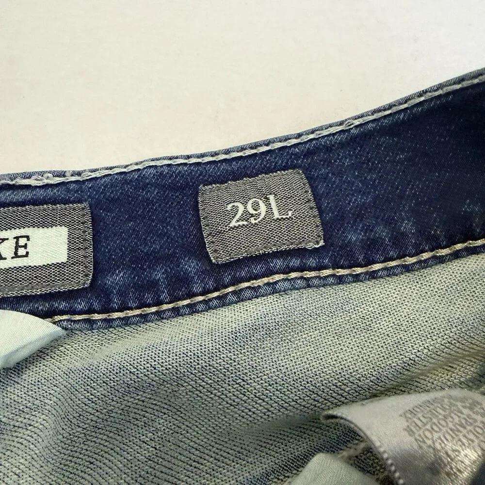 BKE Jeans Mens 29x33 Blue Jake Straight Leg Denim Regular Fit Stretch Med. Wash - Picture 4 of 15